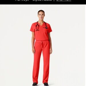 NWT JAANUU 1 pocket scrub top